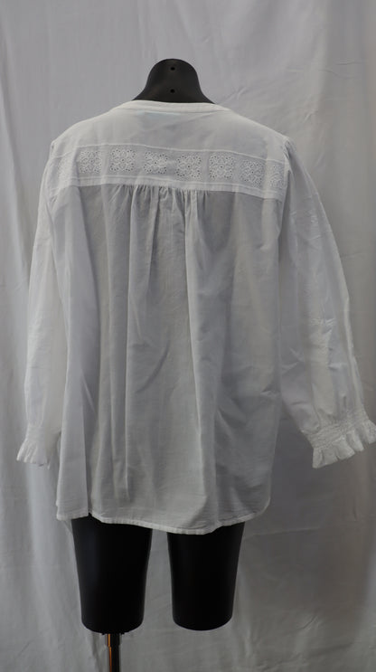 blue illusion Button Up L
