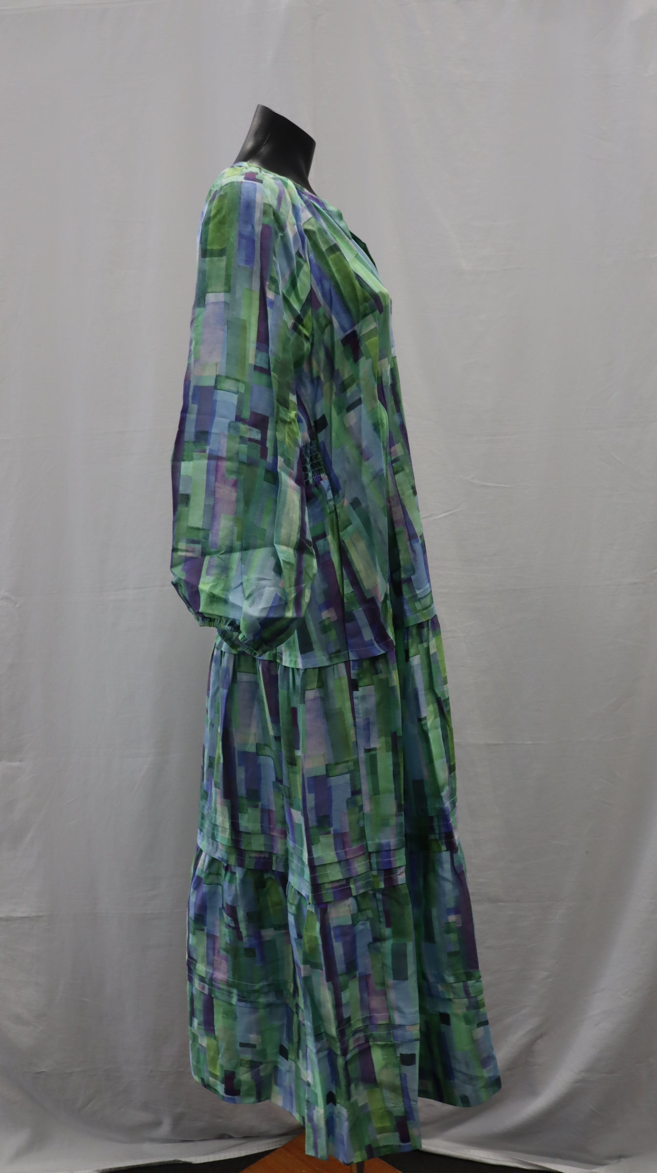 blue illusion Maxi Dress M