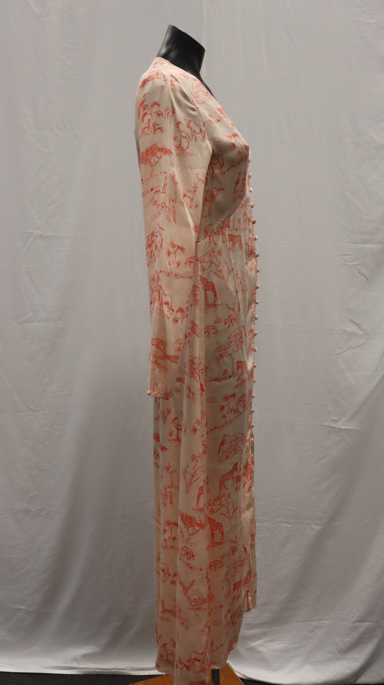 Silk Laundry Maxi Dress xs