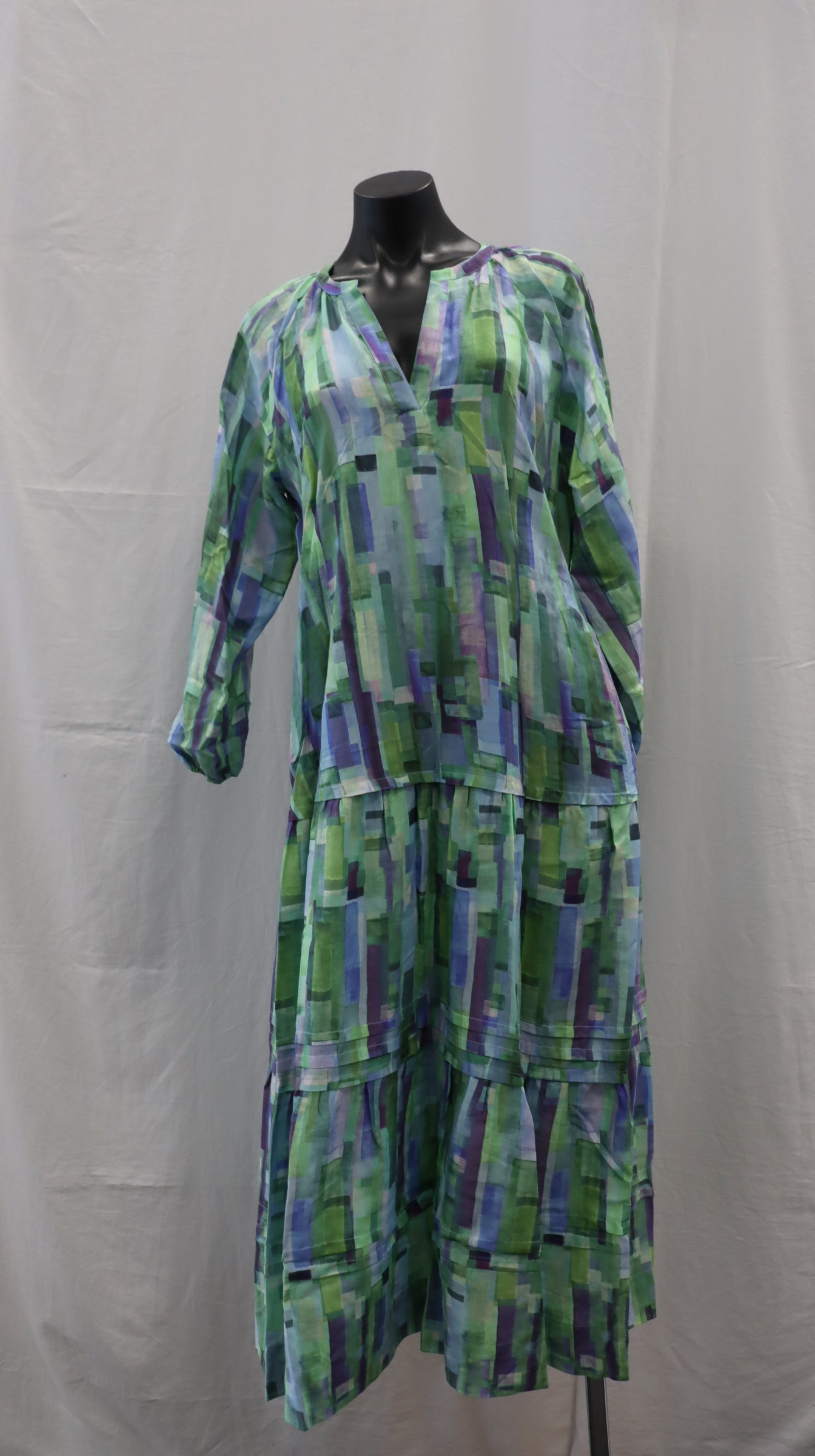 blue illusion Maxi Dress M