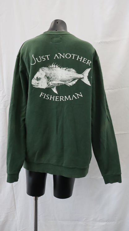 JUST ANOTHER FISHERMAN Jumper Mens M