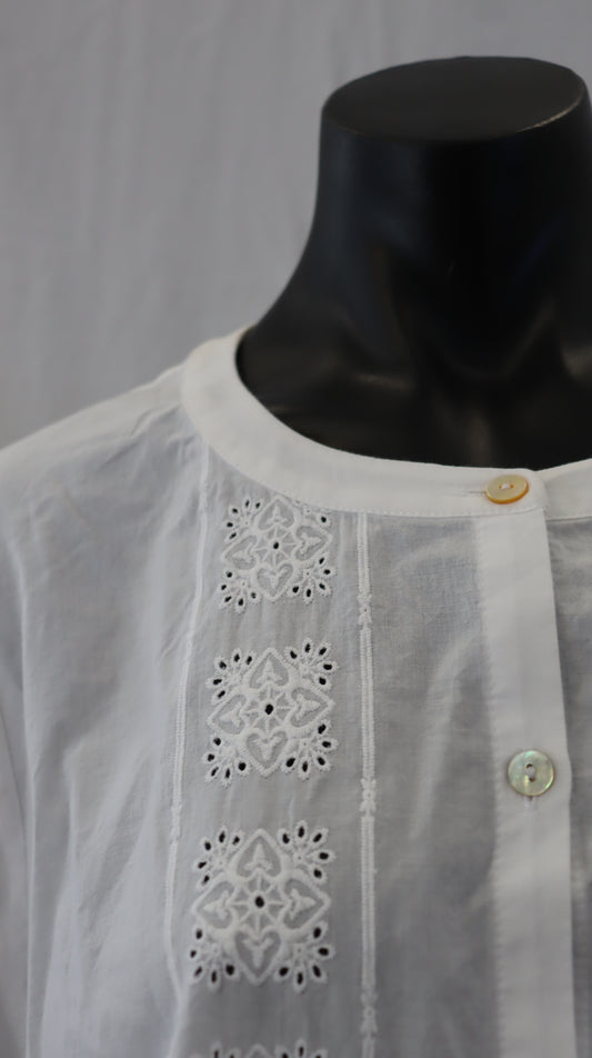 blue illusion Button Up L