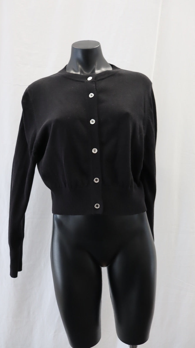 Silk Laundry Cardigan M