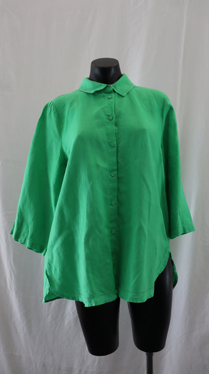 blue illusion Button Up M